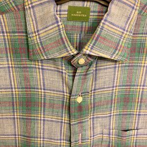 SID MASHBURN SPREAD COLLAR SPORT SHIRT